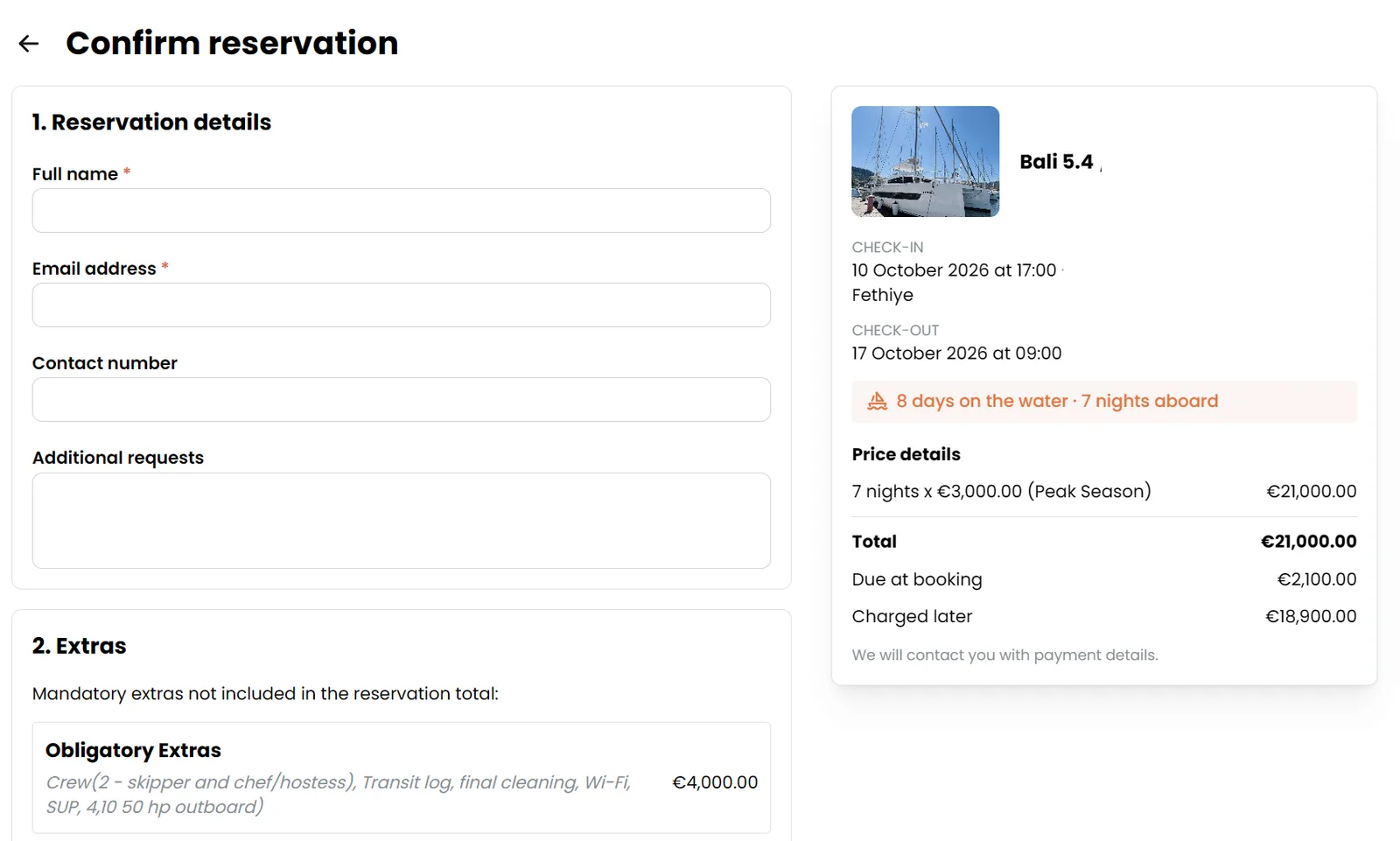 Floatist screen: Secure & Quick Direct Payments.