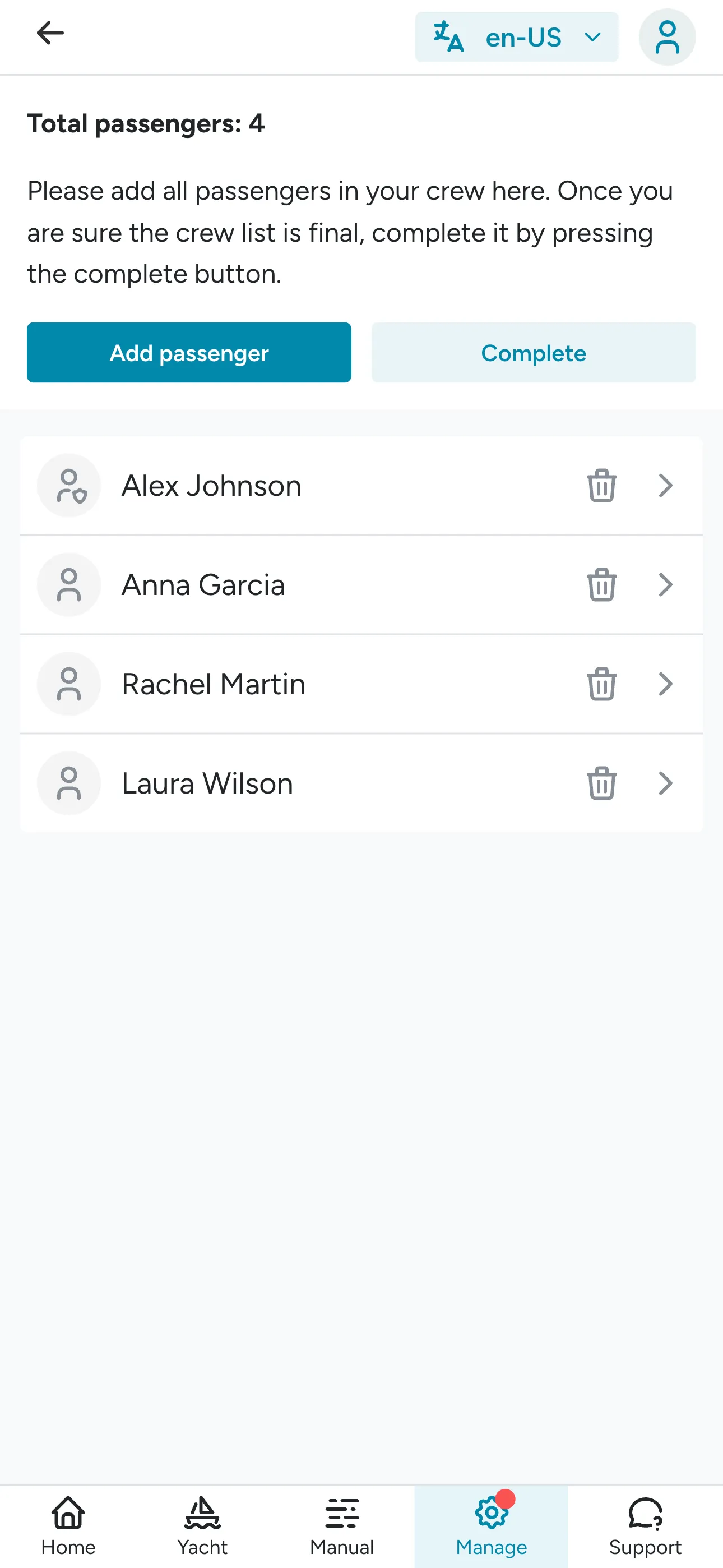 image related to Collect Crew List Information Through the App.

