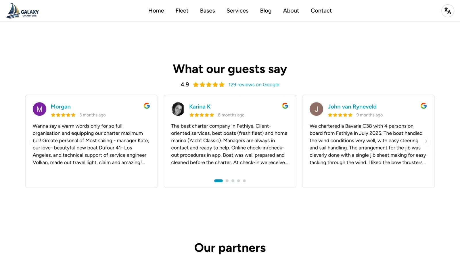 Floatist screen: Build Trust And Excitement.