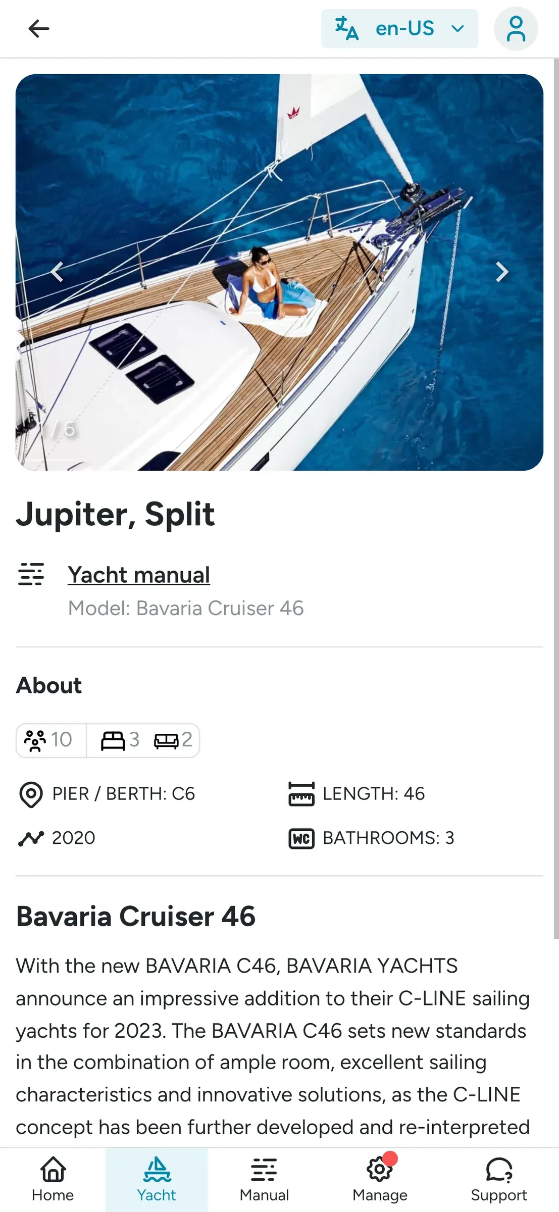 Floatist screen: Everything Guests Need, in One Place