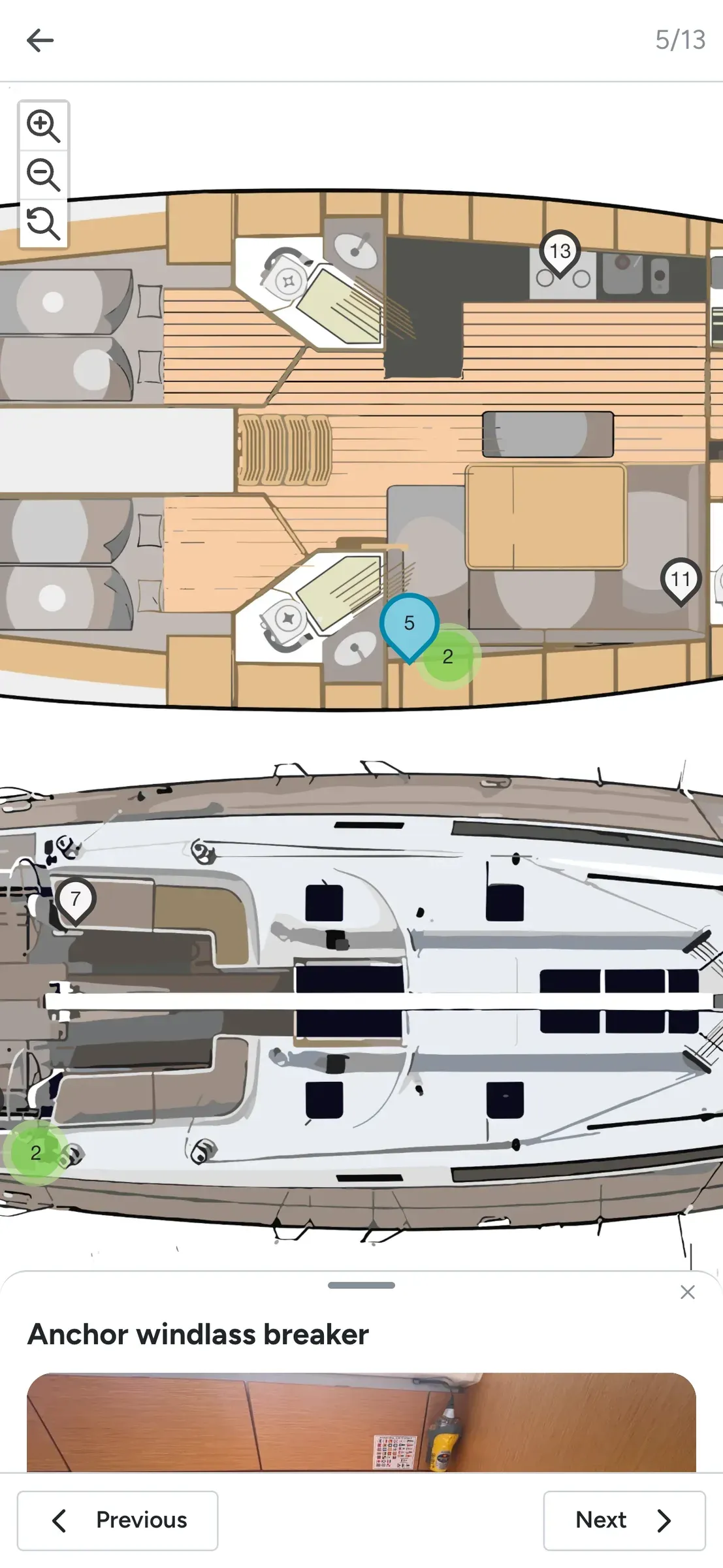 Floatist screen: Show Locations on the Floorplan.