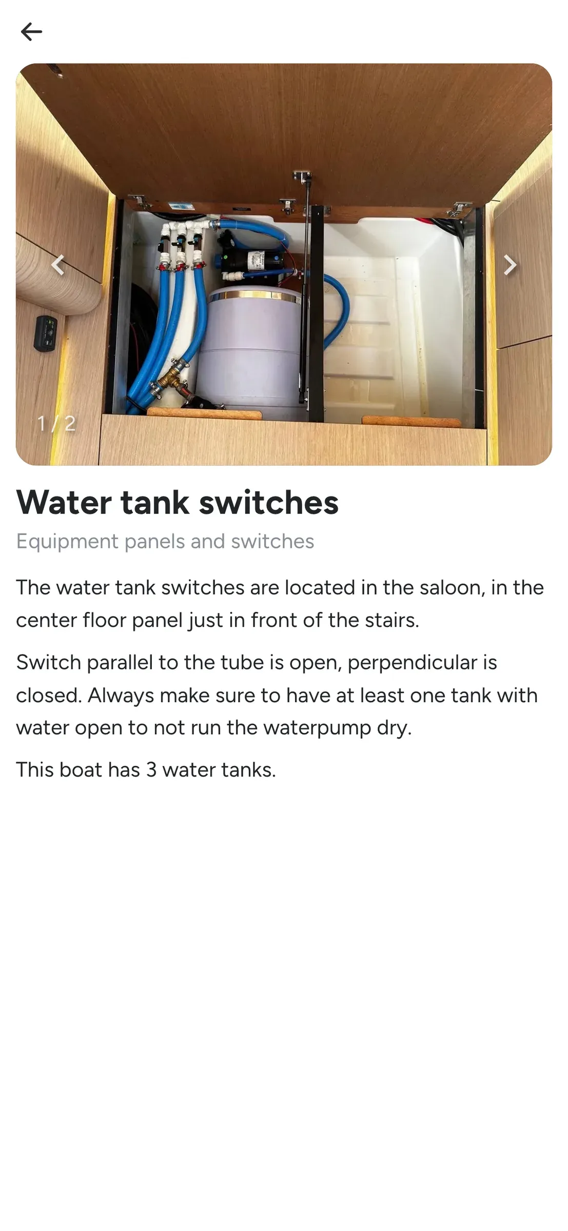 Floatist screen: Charter Guest Application